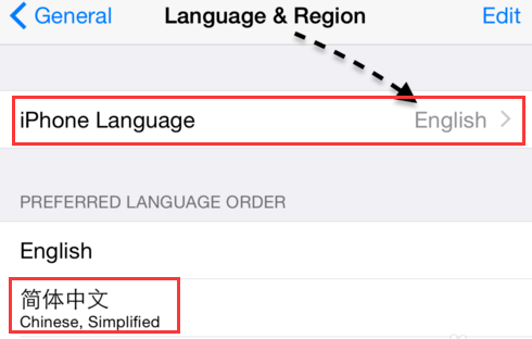 苹果手机英文版怎么改中文版苹果手机英文版怎么换成中文版